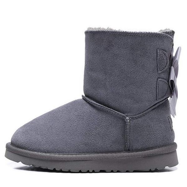 Inverno Botas de neve unissex Boot Boot Designer quente Presentes de natal clássicos Bowknot Shoes para crianças preto rosa online