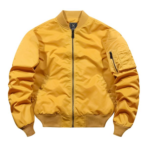 Mens Jackets Moda Baseball Homem Men amarelo Autumn Bomber Military Coat casual Outwear Tactics Exército Tops Goth Windbreaker 221129