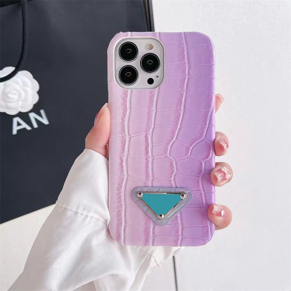 Custodie per telefoni di design di lusso per Iphone 13 14 12 11pro Promax Brand Womens Cover per telefono Catena Crossbodr