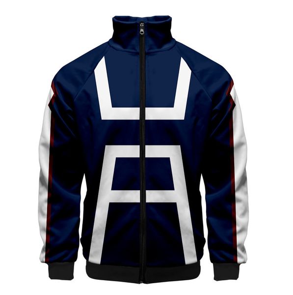 Herren Jacken Mäntel 3D gedruckt My hero Academia Hoodie Männer wo no academia All Might Cosplay Jacke Sweatshirts 221129