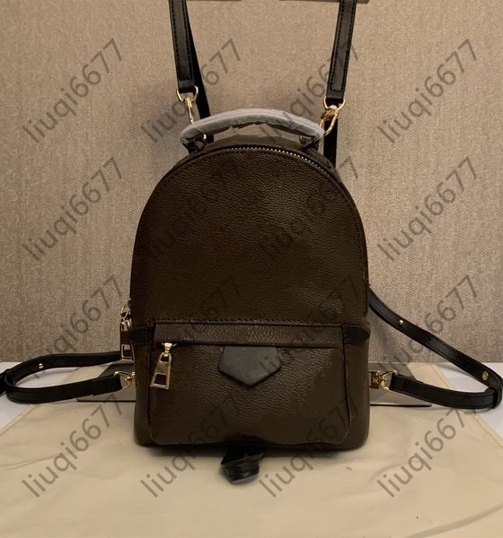 Дизайнерские сумки, женские рюкзаки из натуральной кожи, простые пружины, дорожная школьная сумка, кошелек на ладони, сумка через плечо, мини-рюкзак Style214W