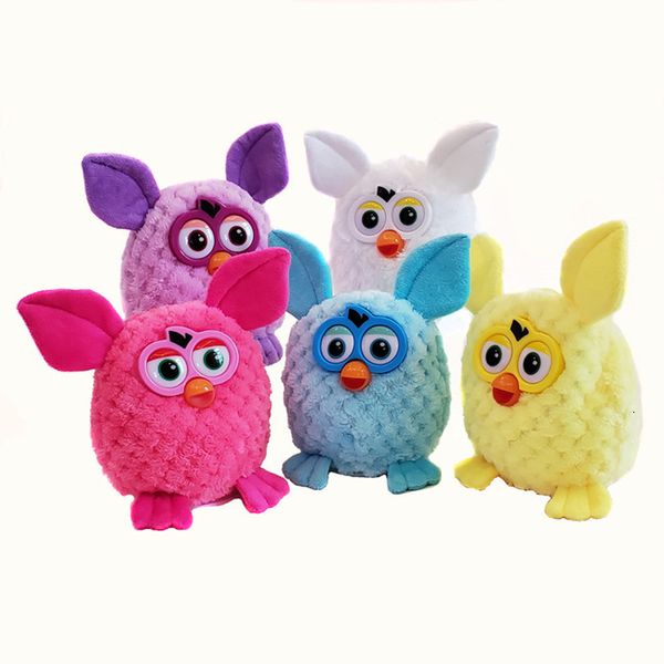 Bambole di peluche 15 cm Animali domestici elettronici Furbiness Boom Talking Phoebe Interactive Owl Registrazione Giocattoli regalo di Natale per bambini 221129