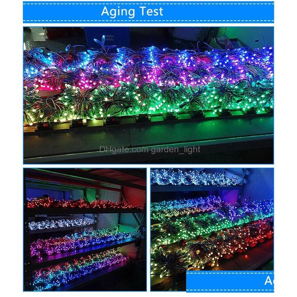 LED Modüller 12mm kare LED Pixel Light FL Renk RGB Modu IC WS2811 UCS1903 SM16703 DC5V DC12V Reklam Damla Teslimat DHTCG