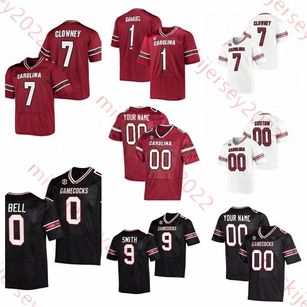 Mens Custom College Jersey 5 Джордон Берч 7 Джордам Страчан 8 Гилбер Эдмонд 10 Тайрик Джонсон 16 Хот -Род Фиттен 46 Брайан Томас -младший 0 Дебо Уильямс Молодежный футбольный футболист