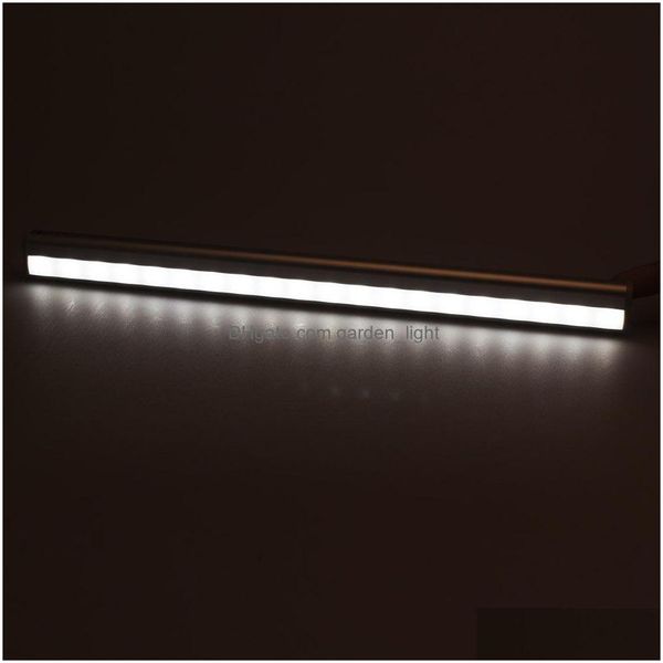 Nachtlichter 20 LED Pir Motion Sensor Schrank Licht Schrank Kleiderschrank Bett Lampe unter Nacht für Schrank Treppe Küche Drop Lieferung L Dhhup