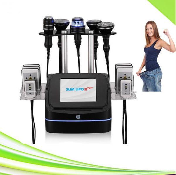 Lipo Laser Slimbing Fat Cavitation Machine 80K Lifting Face Radio Radio -частотная диода Lazer Spa Salon Portable 9 в 1 ультразвуковом корпусе Calmer Cavitation 80K 80K