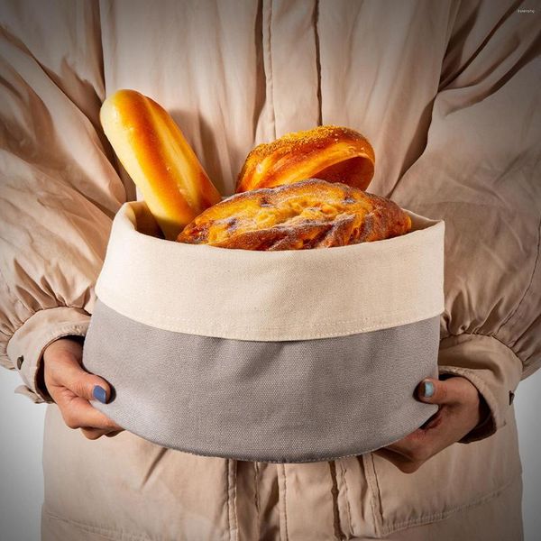 Borse portaoggetti Borsa multifunzionale per cucire in tela Borsa per il pane Giocattolo da spiaggia Riutilizzabile Regalo per l'inaugurazione della casa in cotone alimentare