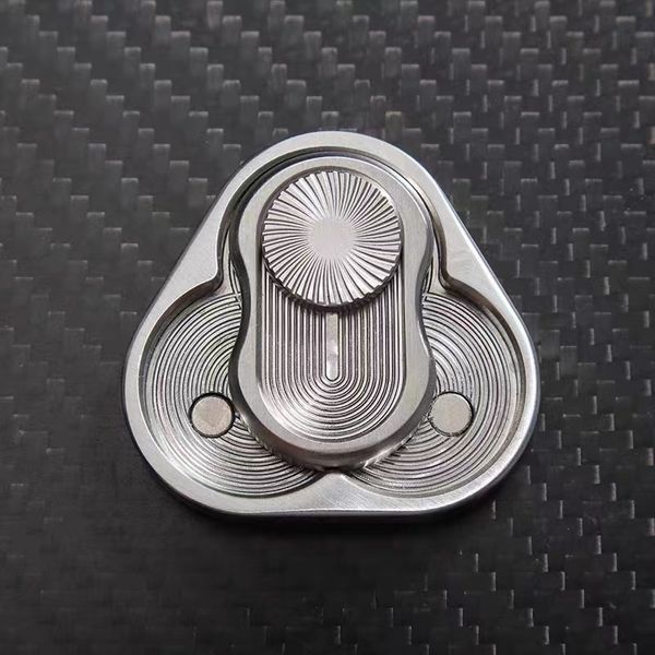 Trottola Magnetica Fidget Slider Adulto EDC Giocattolo rotante in metallo ADHD Mano Spinner Autismo Giocattoli sensoriali Ansia Regalo antistress 221129