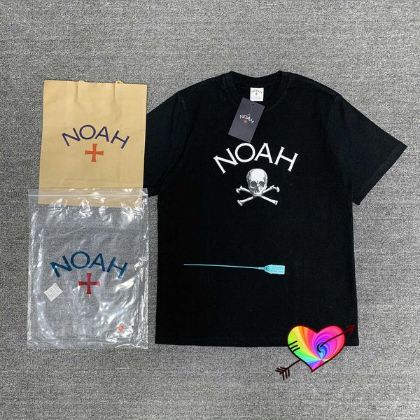 Camisetas masculinas Noah Jolly Roger Camiseta 2021 homens mulheres 1 1 de alta qualidade Noah Tee Tops casuais de algodão T2221130