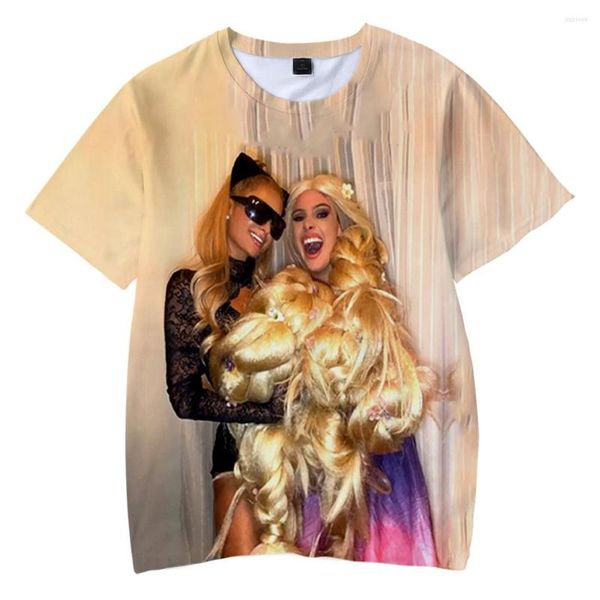 Erkek Tişörtleri Lele Pons 3D Baskı Yaz Tatili Tiki Tarzı Çocuklar/Çocuk Kawaii Giysileri T-Shirt Anime Üstleri