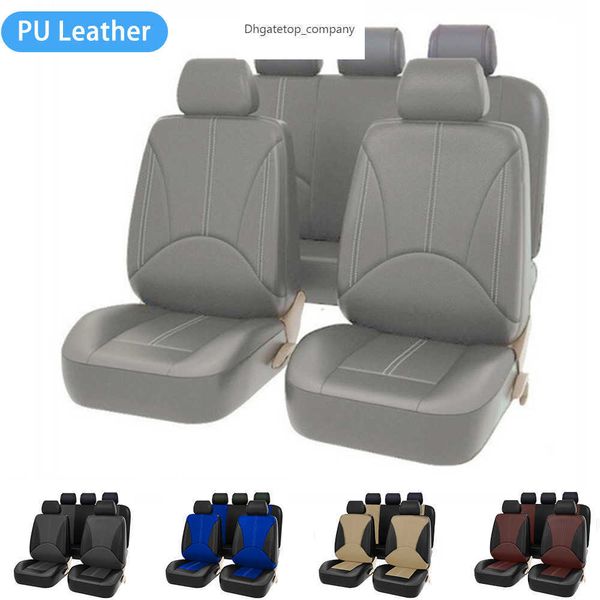 NOVA moda PU Leather Auto Universal Carreço Capas de Protetores Trasileiros Frontais Brilháveis