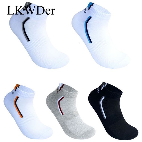 Herren-Socken, 10 Stück, 5 Paar, für Herren, atmungsaktiv, atmungsaktiv, kurz, lässig, Sommer, Baumwolle, Sport, absorbieren Schweiß, Knöchel-Set, Meias 221130