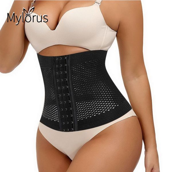 Shapers Womens Mulheres Treinador de cintura Sweat Belts Corset Tummy Wrap Body Shaper Fitness Gym Shapewear Três emagrecimento 221130