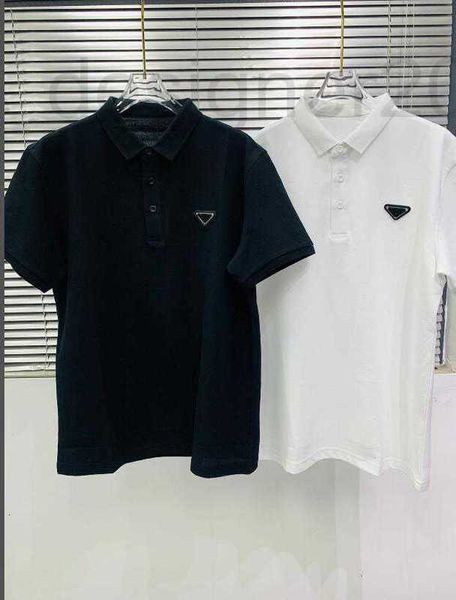 Erkek Polos Tasarımcı Çift Pike Pamuk Polo Gömlek Sıradan Yaz Nefes Alabilir Düz Renk En Kalite Tees 21ss Erken Bahar Erkek Tişört Tasarımcı Basılı 4DHQ