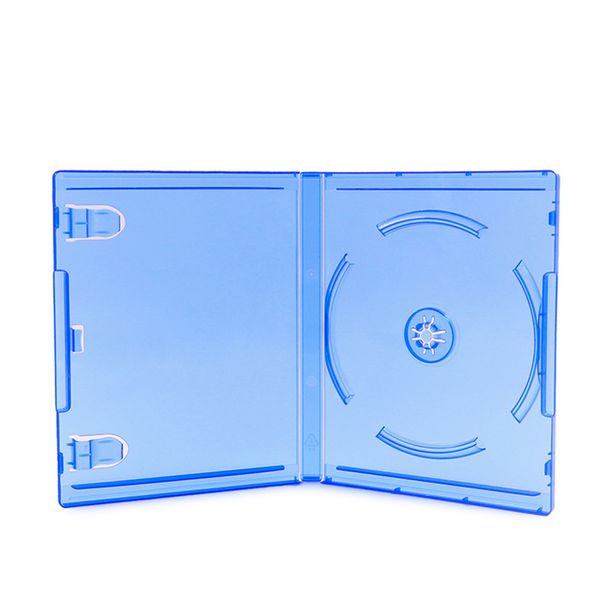 Blue DVD CD Discos Caixa de suporte de caixa para PS4 Slim Pro Games Armazenamento de disco Caps de protetor Acessórios para jogos de substituição Fast Ship