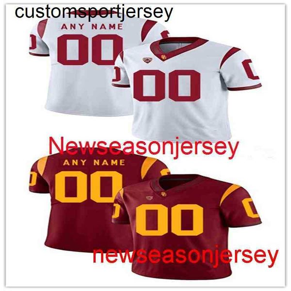 Custom USC Trojans Jersey Qualquer n￺mero de n￺meros All Colormmens Women Youth NCAA Jersey de futebol XS-5xl 6xl
