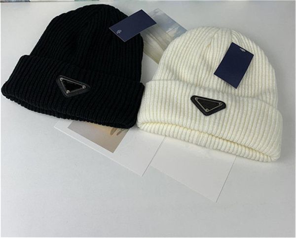 Дизайнерская вязаная шляпа Шляпа шапочки для лыжной шляпы маски для маски мужская установка для зимнего черепа шапки унисекс кашемирные буквы роскошная повседневная открытая мода 10 Цветная высококачественная B-3