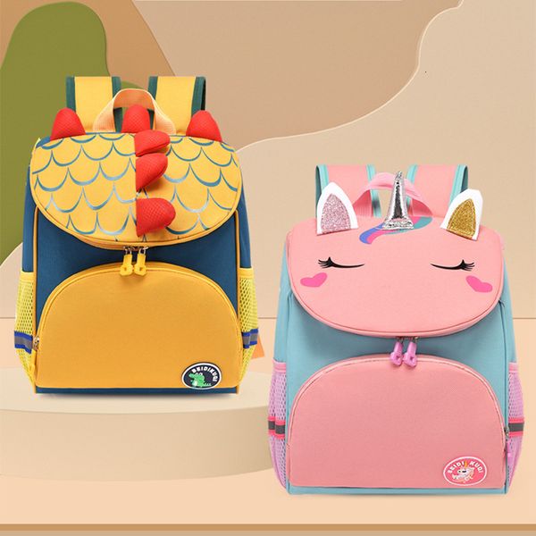 Mochilas Crianças Bolsa de Baby Book Garotas Meninos Unisex Kindergarten Cartoon Animal Dinosaur Backpack For Kids Kids School School 221129