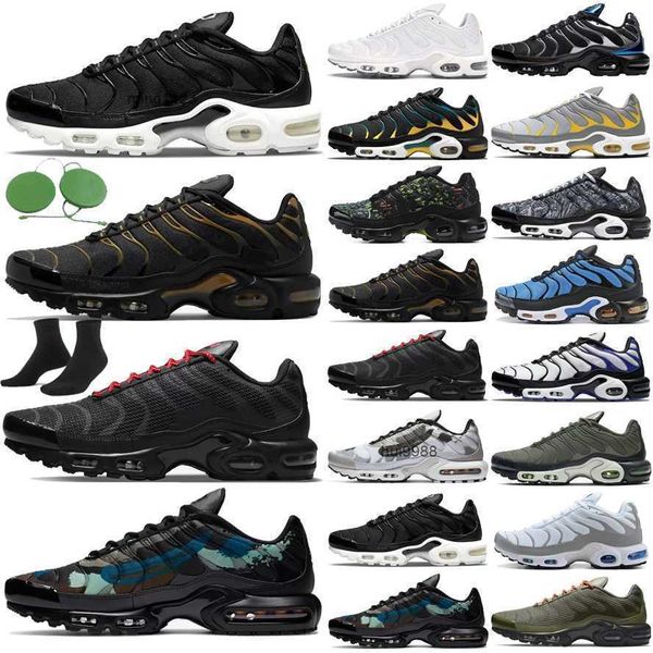 2023 Running Shoe Lows Sapatos Mens Treinadores Esportes Sapatilhas Triplo Preto Branco Hyper Céu Azul Fúria Jade Laser Lobo Cinza Mens Mulheres Tn Plus 3