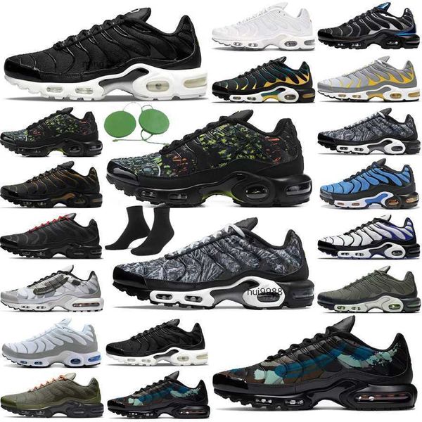 2023 tn plus scarpe da corsa da uomo triple Nero bianco Hyper Jade Royal Sunset Orange Yellow University Blue Metallic Teal donna Scarpe da ginnastica traspiranti