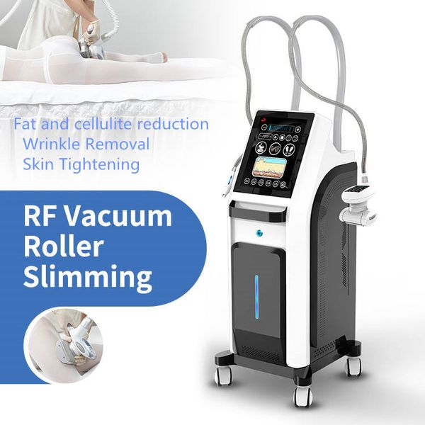 Vacuum Roller Slimming Machine Vela Body Shape Riduzione della cellulite Linfatico automatico Body Shaper RF Face Eye Massage Butt Lift Skin Tightening Beauty Device