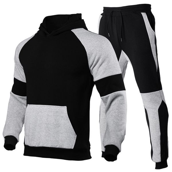 Mens Rastreeiros Define peças de Hoodiepants Homme Autumn Winter Tracksuit casual Male Sportswear Gym Brand Clothing Suwer Sweat Sath 221130