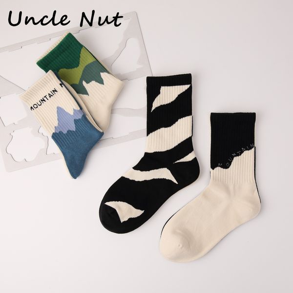 Socken Strumpfwaren Japanischer koreanischer Stil Harajuku Frauen gekämmte Baumwolle ohne Knochen Crew AB Männer Street Fashion Trend Sport Paar 221130