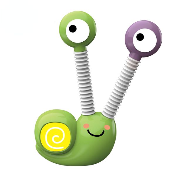 Tubos pop telescópicos de caracol de descompressão Fidget S Sensory Light Light Light Light Light Light Shape para alívio da ansiedade do estresse 221129