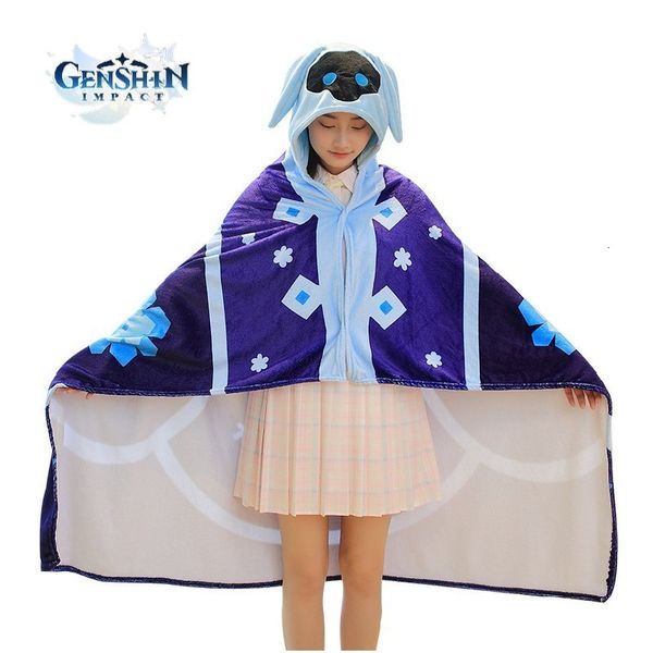 Blange Kaedehara Kazuha Genshin Impacto Cosplay Anime Ustable Cape Cape Shawl Winter para presente de Natal 221130