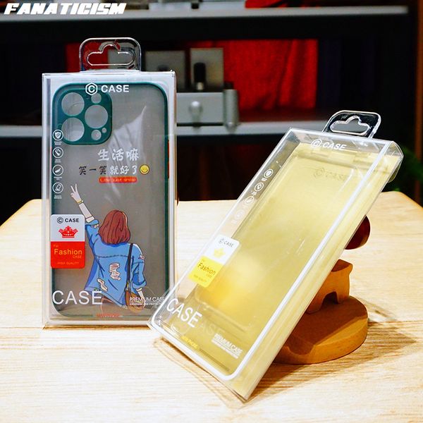 Handyhüllen 6,7 Zoll mehrfarbige Laser-Blister-PVC-Einzelhandelsverpackungsbox für iPhone 14 13 12 11 Pro Max Xs XR 7 8 Plus Galaxy S23 S22 S21 S20 Cover Case Paket Verpackungsbox