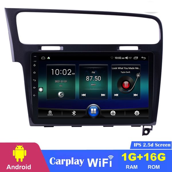 Car DVD-радио Android Head Bind Player для VW Golf 7 2013-2015 GPS Navigation System Поддержка CarPlay Digital TV DVR