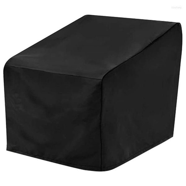 Fodere per sedie Robusta copertura per patio Mobili da esterno 38W X 31D 30H pollici Resistente impermeabile Classico nero