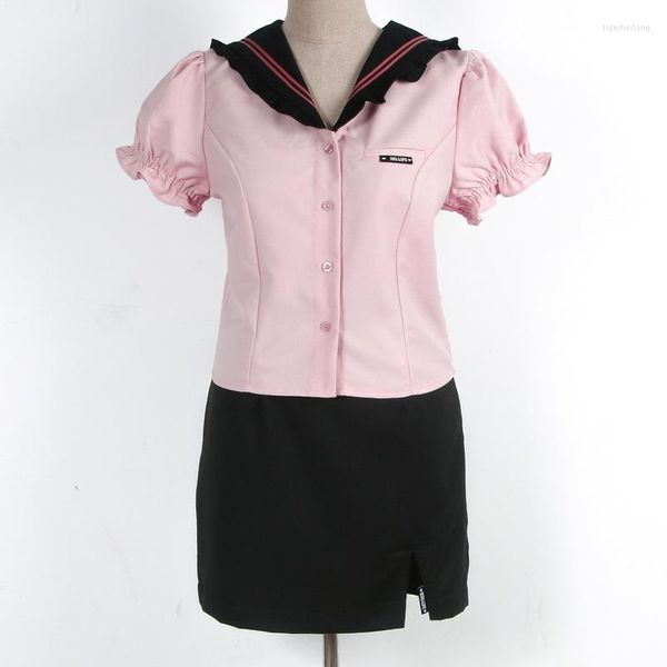 Completi di abbigliamento Studente universitario giapponese e coreano JK Uniforms Institute Camicia Gonna corta Abiti da ragazza Abiti da scuola dolci e alla moda