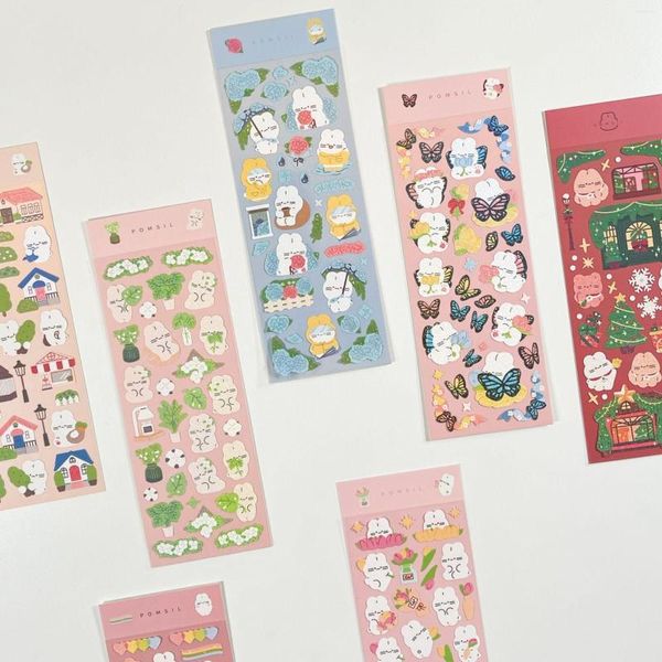 Confezione regalo Coreano Ins Kawaii Style Goo Card Sticker DIY Scrapbook Diary Star Chaser Phone Case Decoration
