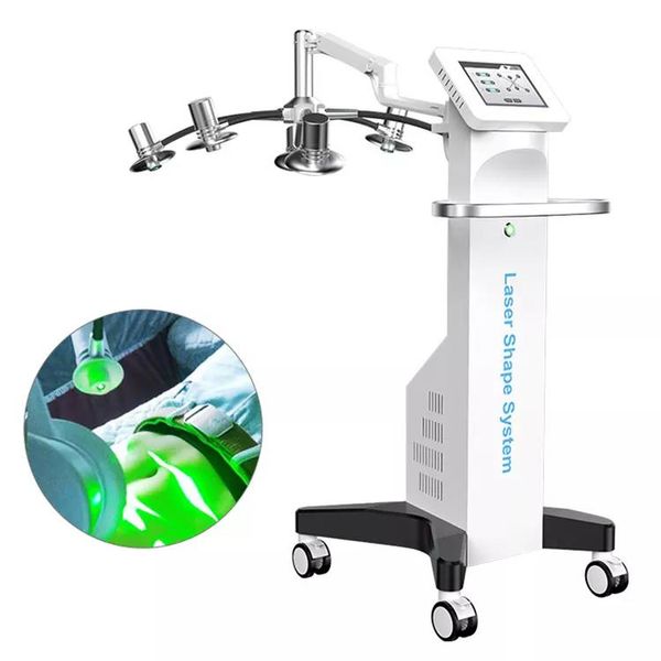 Equipamento de emagrecimento de perda de peso Dispositivo de forma do corpo a laser 6D Green não invasivo VERDE 532NM LIPO LIPO LASER SLIM MÁQUINA