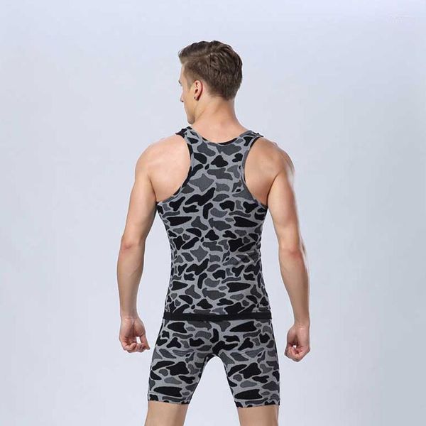 Men's Tracksuits Men's Men Pro Fitness conjuntos de ginástica de exercícios de exercício de ginástica de camiseta curta de camiseta esportiva compressa tanque de ioga t tanque t