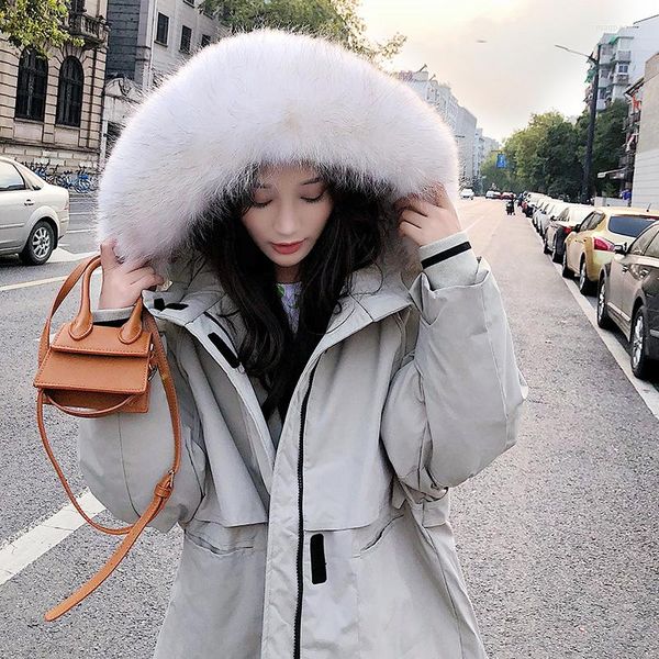 Trench da donna Offerta speciale Non rimborsabile Non cambiare attrezzatura Con cappuccio Capelli pesanti Piumino femminile Anatra bianca sciolta