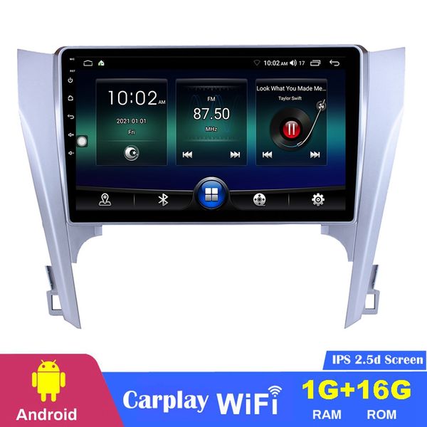 Android Araba DVD Oyuncu Kamyonu WiFi Mirrorlink ile Toyota Camry-2015 için Nav Navigatör Sat