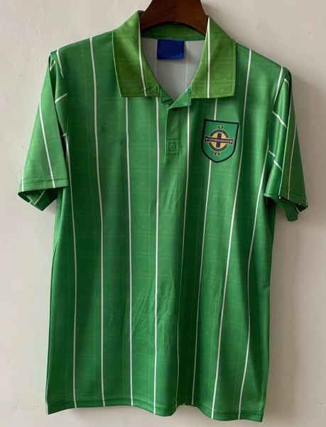 2024 Homens de Jerseys de futebol da Irlanda do Norte Set Kit Kit Uniform 2023 Divas Charles Evans 23 24 25 Camisa de futebol Charles Ballard Best Brown 1979 1988 1990 1992 1994 R 760