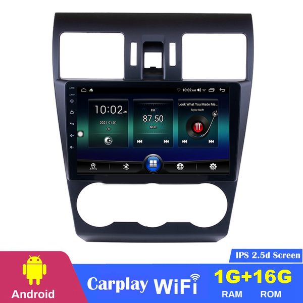 Car dvd Radio Player Sistema di navigazione GPS 9 pollici Android 10 per Subaru Forester-2015 Supporto Telecamera per la retromarcia Musica Wifi