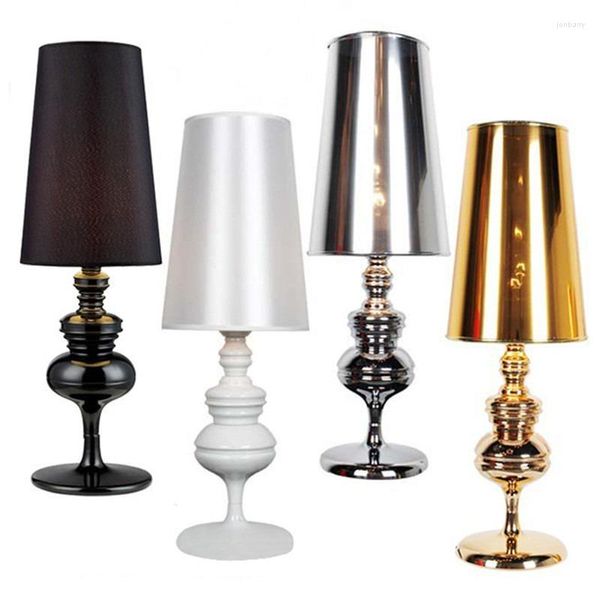 Lampade da tavolo Decorazione Regalo Luce notturna Moderna 47 cm Altezza High-Glos Art Camera da letto Lampada da comodino Luci da soggiorno per interni