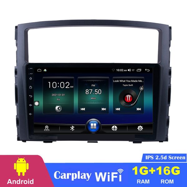 9-дюймовый автомобиль Android Car DVD Head Bind Player для Mitsubishi Pajero V97/V93 2006-2013 Радио GPS Навигационная навигация стерео