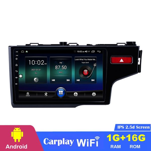 10,1 дюйма Android Car DVD-плеер Multimedia для Honda Jazz/Fit 2014-2015 RHD Touch Screen GPS Navigation