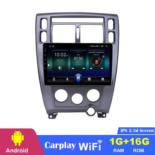 Lettore multimediale DVD per auto Android 16G da 10,1 pollici per Hyundai Tucson 2006-2013 con navigazione GPS WIFI