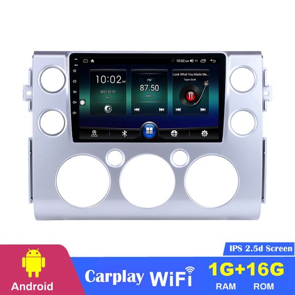 9 inç Araba DVD Stereo Player Android 10 Toyota FJ Cruiser için Otomatik Ses 2007-2018 GPS Navigasyon WiFi Ayna Bağlantı