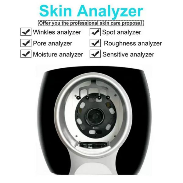 O dispositivo da máquina de emagrecimento usa 3D Visia Skin Analysis Equipment Testing Analyzer Magic Mirror Machine para uso de salão de beleza