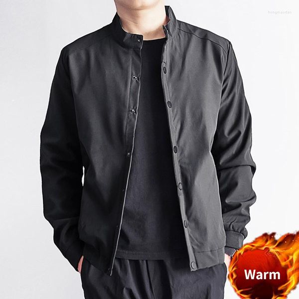 Jackets masculinos Menas casuais da primavera Jaqueta de tamanho grande 5xl 6xl 7xl tamanho grande botão solto casaco meninos lowas