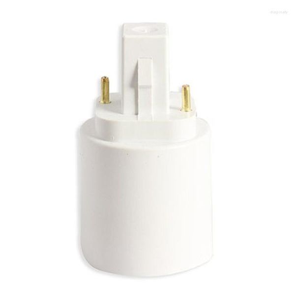 Suportes da lâmpada G24 a E27 Base de soquete LED Halogênio CFL LUZ Adaptador Conversor White White