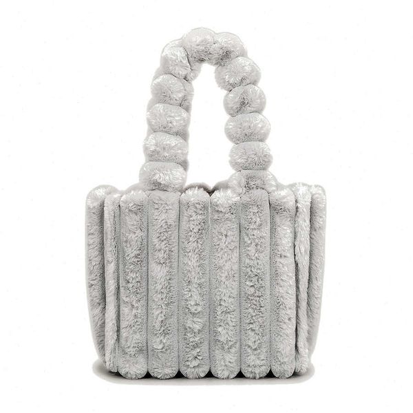 HBP Totes Borse da sera Borsa a secchiello in peluche per l'autunno e l'inverno Borsa a tracolla in peluche stile straniero semplice da donna semplice in puro colore 220930