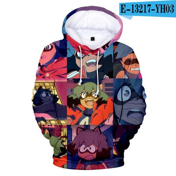 Felpe con cappuccio da uomo Fashion Cool BNA Uomo Felpa con cappuccio Pullover Felpe Donna Harajuku Stampa 3D MARCA ANIMAL Anime Hip Hop Kpop Felpa con cappuccio Pullover